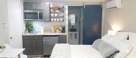 1 soverom, strykejern/-brett, wi-fi og sengetøy