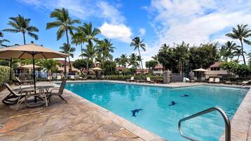 Condo, 1 cama Queen size y sofá cama (Keauhou Kona Surf & Racquet Club#7-10) | Alberca