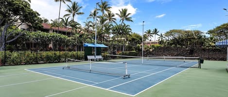 公寓客房, 1 張加大雙人床和 1 張沙發床 (Keauhou Kona Surf & Racquet Club#7-10) | 運動場