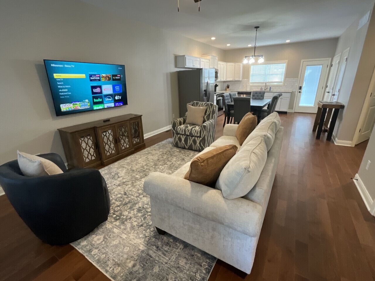 Smart TV, foosball, table tennis