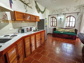 Microwave, oven, stovetop