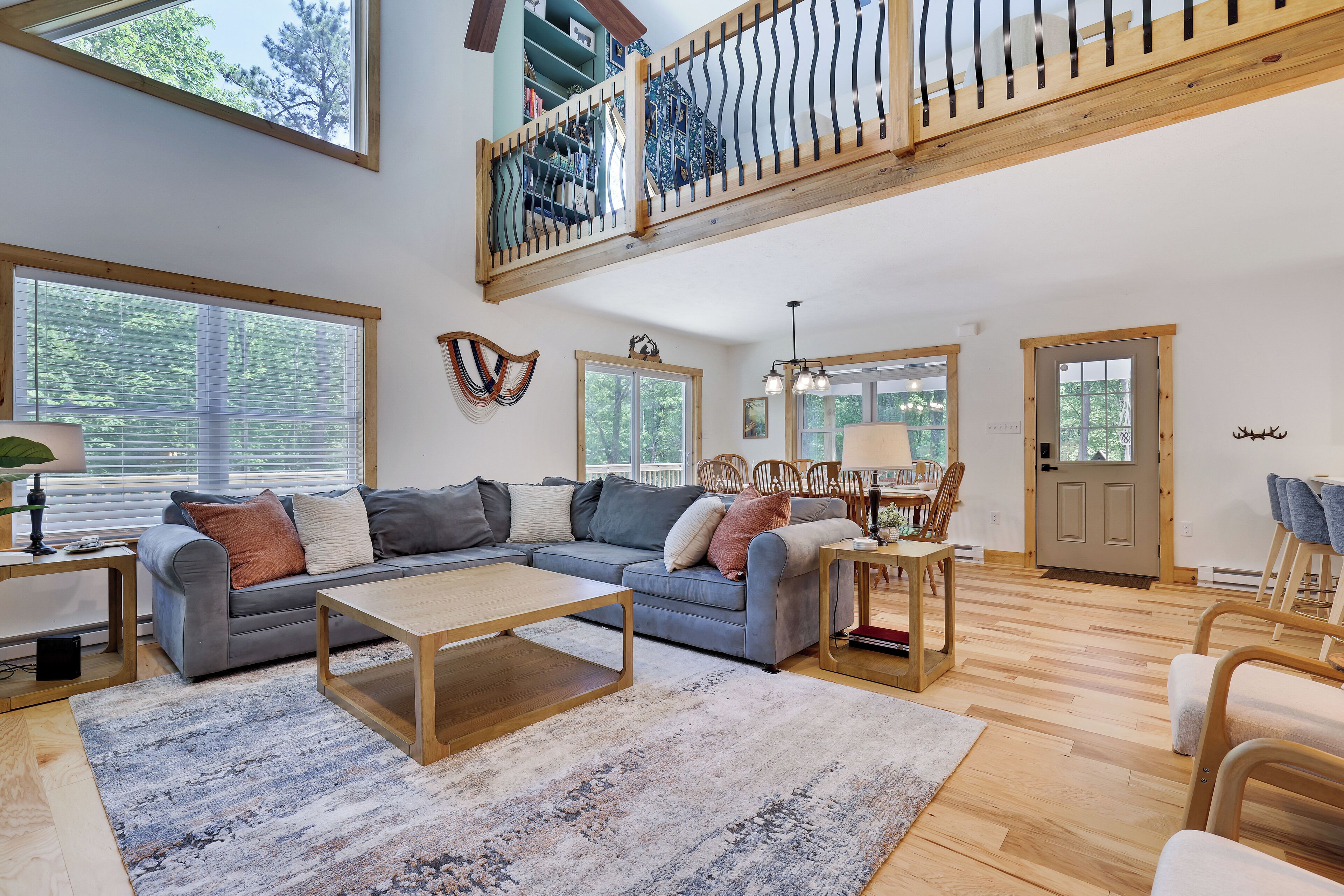 Smart TV, fireplace, video games, table football