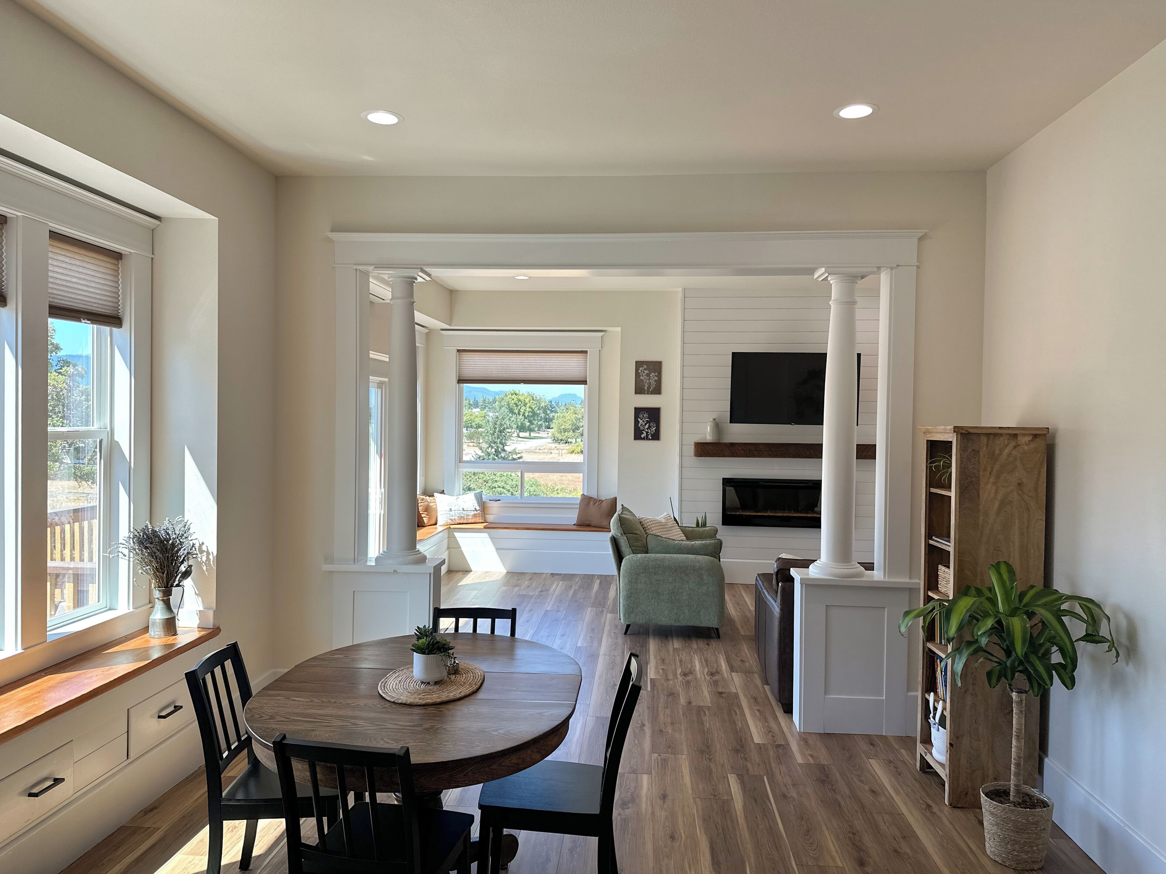 Some of the beautiful refinished details in trim