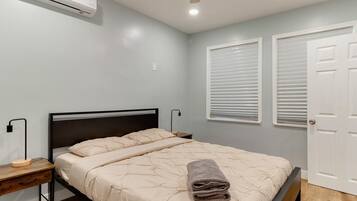 1 bedroom, iron/ironing board, travel crib, free WiFi