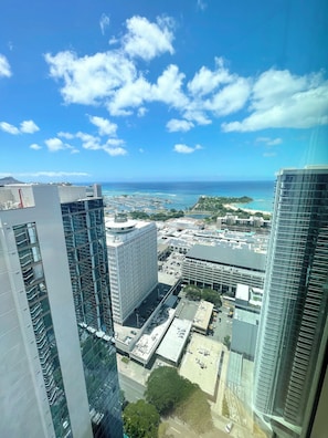 Vue depuis l’hébergement