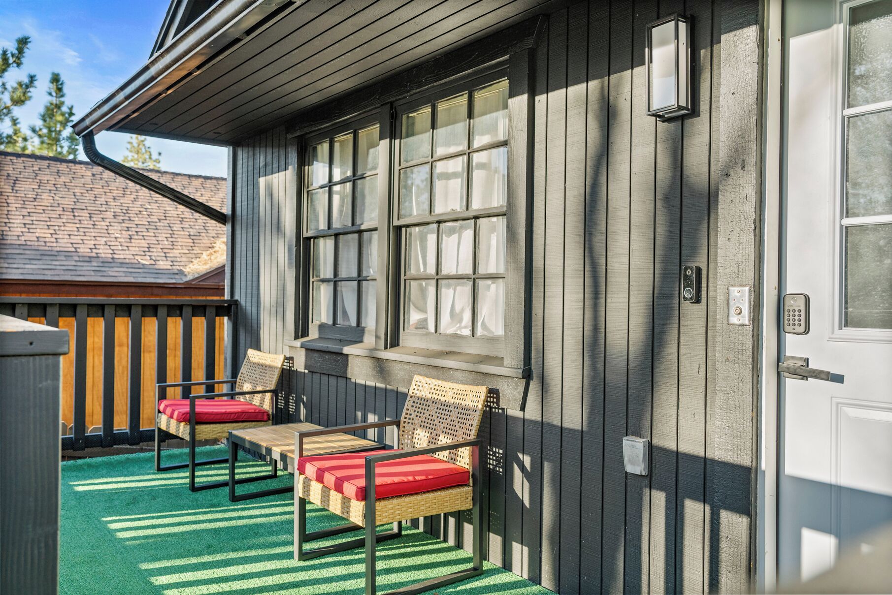 Kabin Mewah, 2 kamar tidur, pemandangan gunung | Teras/patio