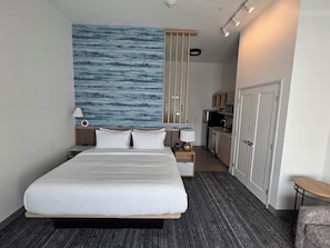 Blackout curtains, iron/ironing board, free cots/infant beds, free WiFi