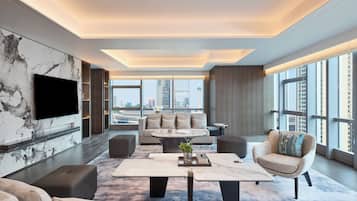 Suite, 1 kingsize bed, uitzicht op de stad