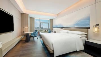 Huone, 1 suuri parisänky, valtamerinäköala