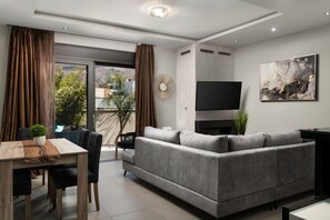Tv och eldstad