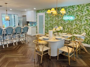 Dining - Poolside Paradise: Cabana, PingPong, Alfresco, Near Beach & Downtown, Sleep 12+ (Melbourne)