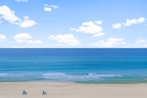 On the beach