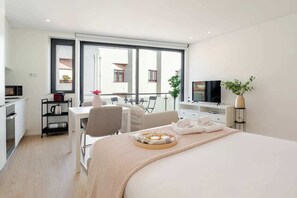 1 Schlafzimmer, Bügeleisen/Bügelbrett, kostenloses WLAN, Bettwäsche