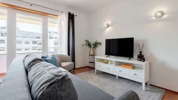 TV connectée, cheminée