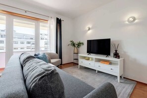 TV connectée, cheminée