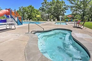 Indoor pool, outdoor pool