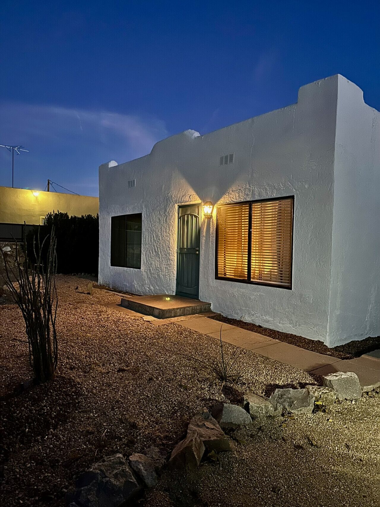 House at night