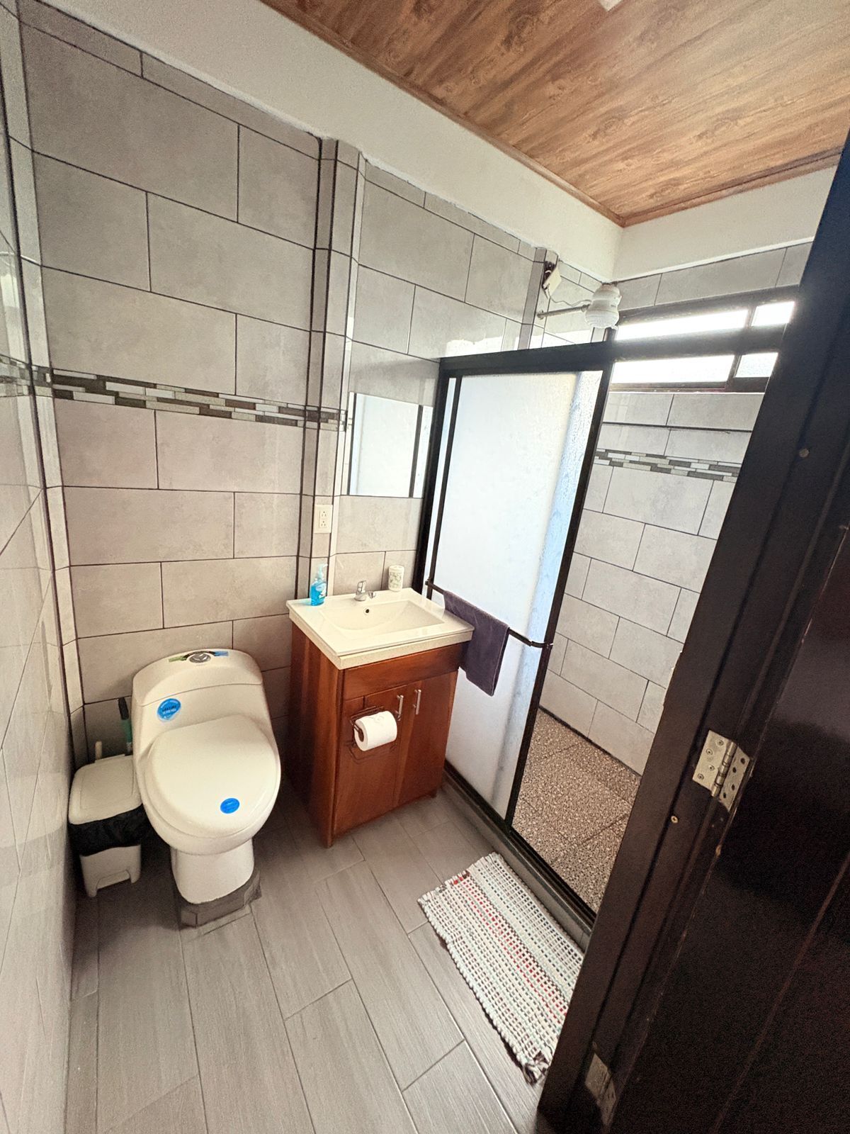 Towels, soap, toilet paper