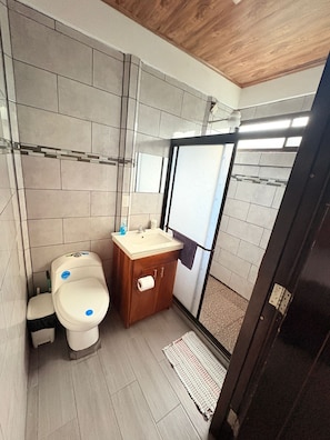 Towels, soap, toilet paper