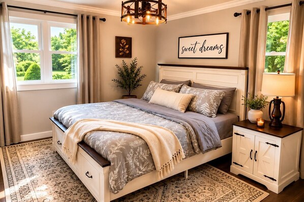 2 habitaciones, tabla de planchar con plancha, wifi y ropa de cama
