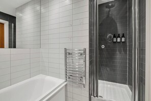 Hair dryer, towels