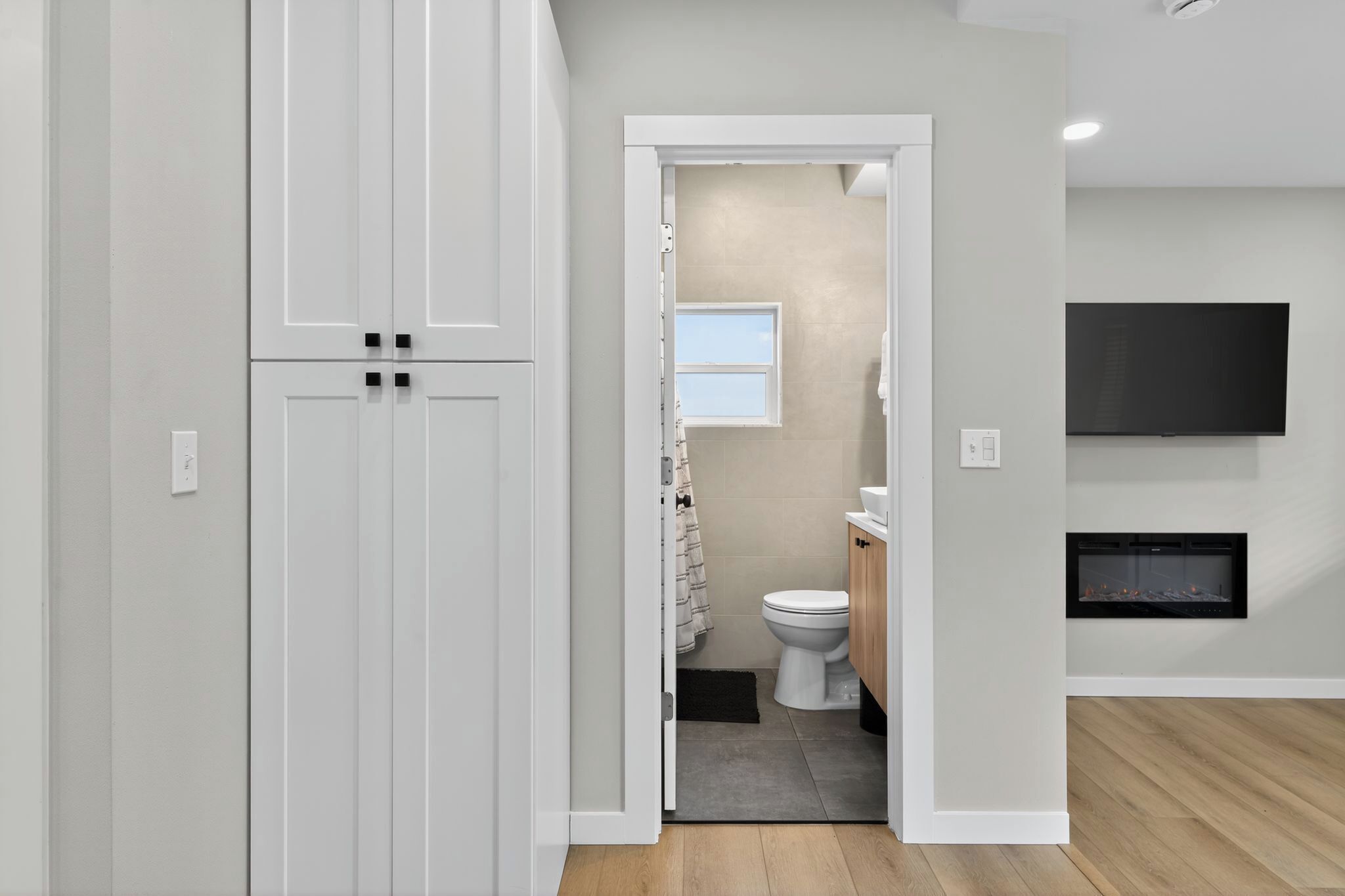 Towels, soap, toilet paper