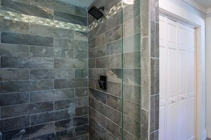 Shower, hair dryer