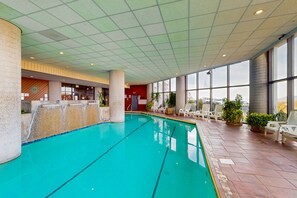 Indoor pool, a heated pool