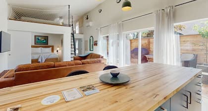 A Modern Island Retreat: Designed for productivity, relaxation, & extended stays