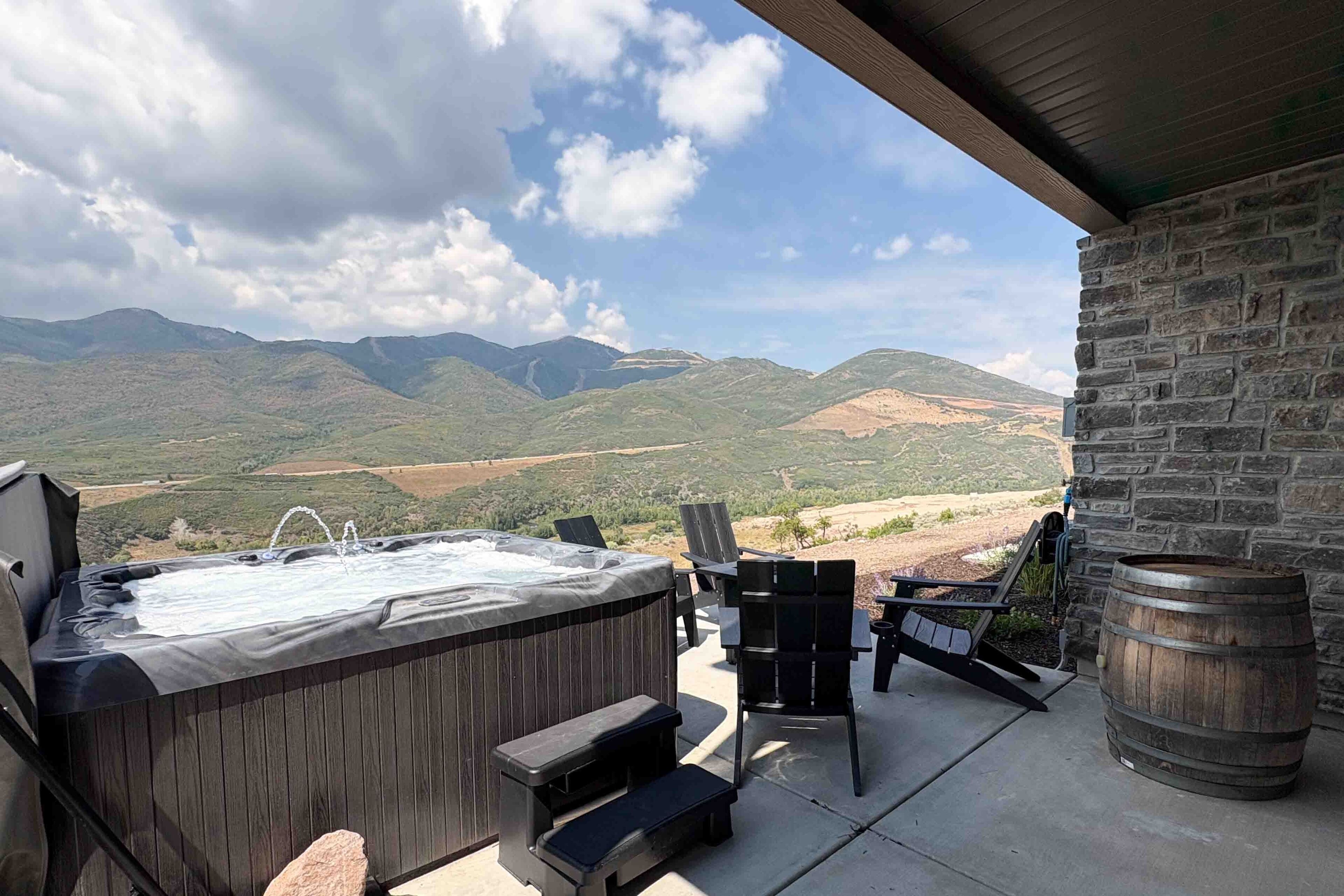 Baignoire à remous extérieure