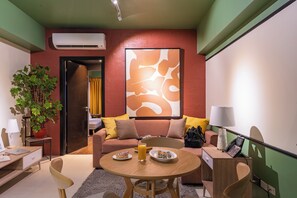 Living area - Aeon Towers Private Residential Apartments I Next to Abreeza Ayala Malls I Prime Location l Fast Wifi l Free Pool I Managed by Bleuspace (Davao)
