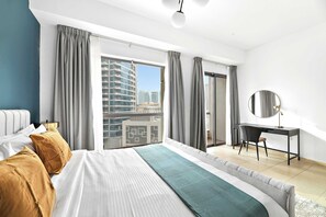 1 bedroom, desk, iron/ironing board, WiFi