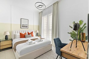 1 bedroom, desk, iron/ironing board, WiFi