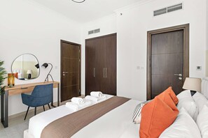 1 室のベッドルーム、デスク、アイロン / アイロン台、WiFi