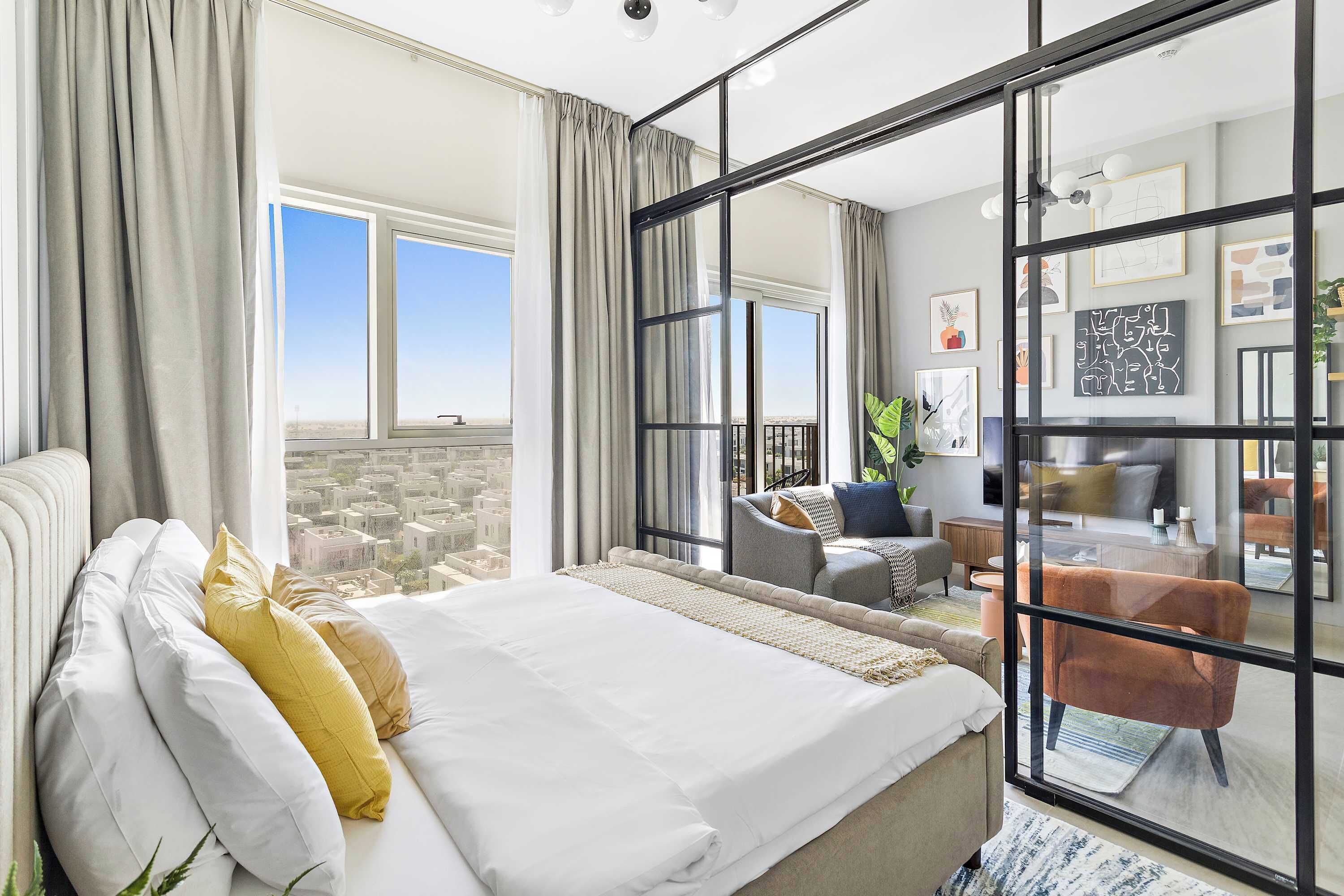 1 غرفة ن وم ومكتب ومكواة/لوح كي وواي فاي