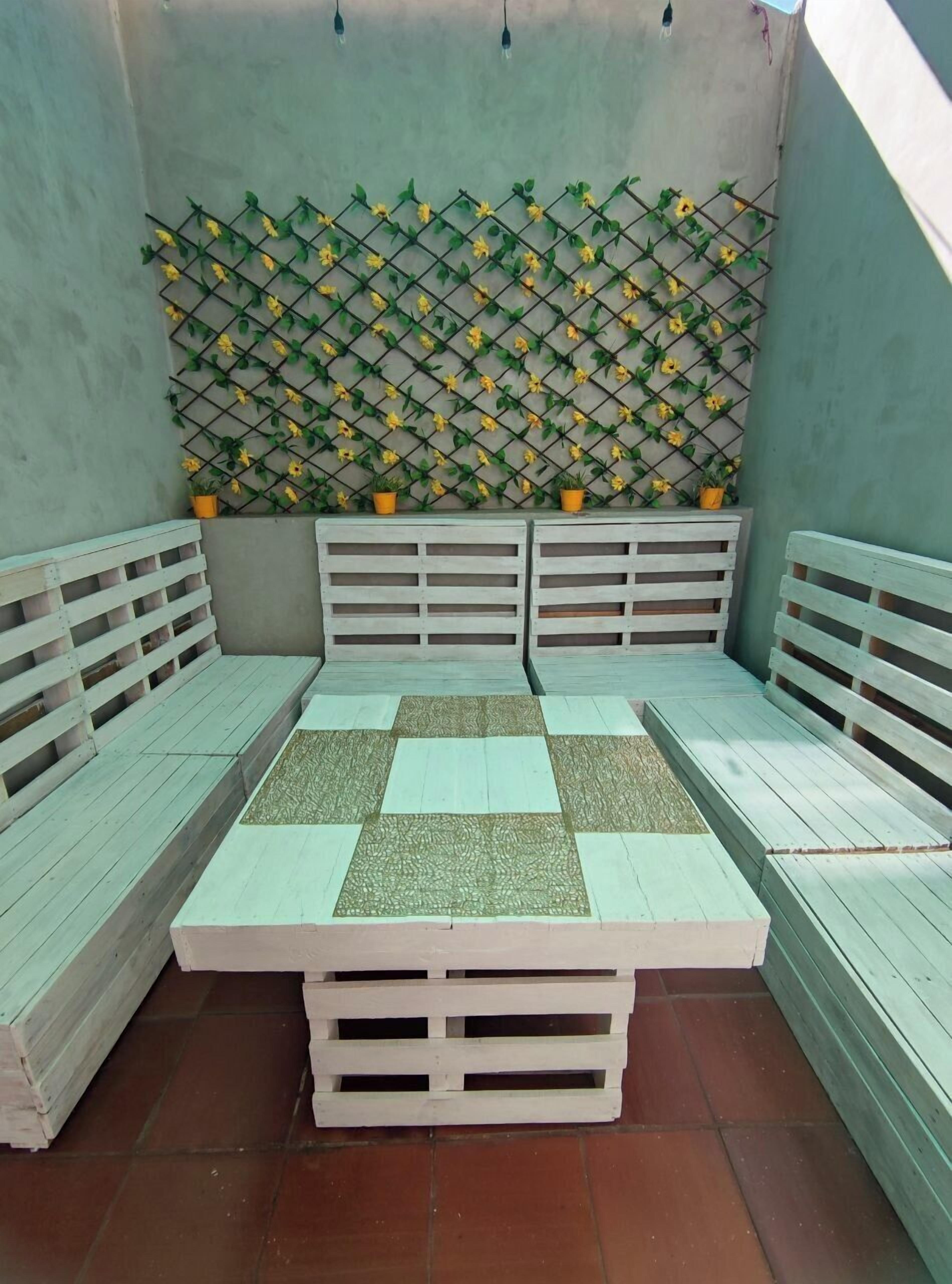 Fælles sovesal - terrasse | Terrasse/gårdhave