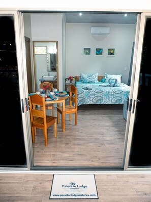 1 bedroom, travel crib, WiFi, bed sheets