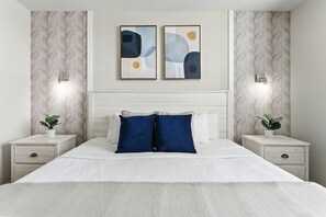 2 bedrooms, iron/ironing board, travel crib, WiFi