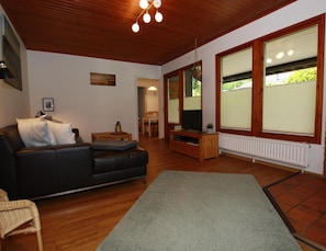 Classic House, 2 Bedrooms | Living room - Ferienhaus mit Terrasse, Haustierfrei (Clausthal-Zellerfeld)