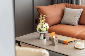 Senior Double Room, City View | Desk, laptop workspace, blackout drapes, soundproofing