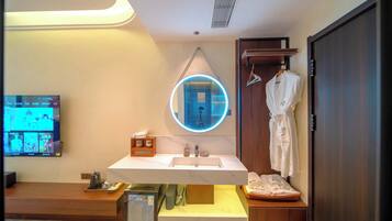 Economy Double Room, Hill View | Bathroom | Free toiletries, hair dryer, bathrobes, slippers