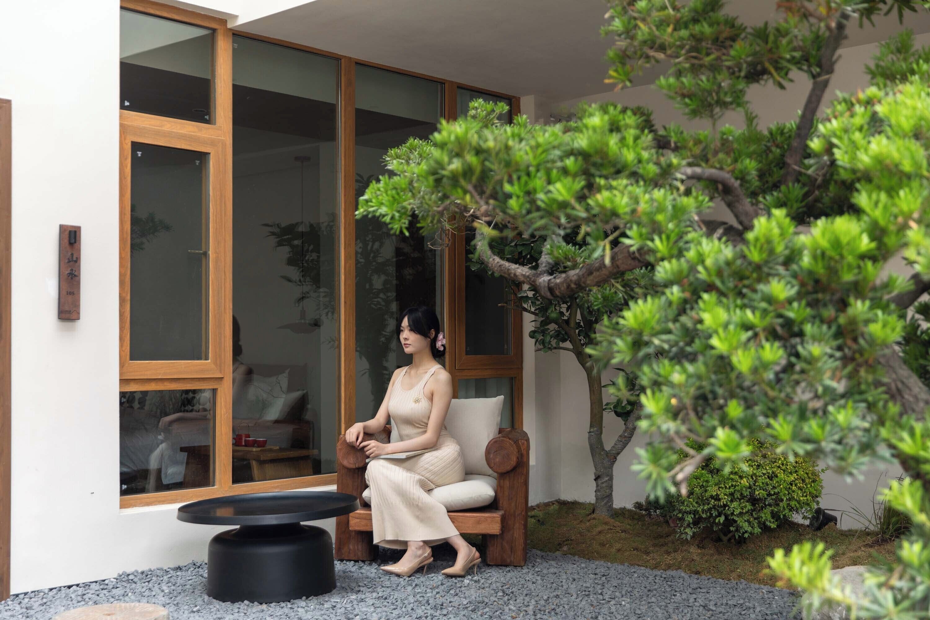 经典双人房, 花园景观 | 露台