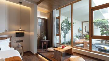 Classic-Doppelzimmer, Gartenblick | Blick auf den Garten