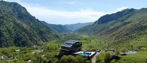 Fassade der Unterkunft