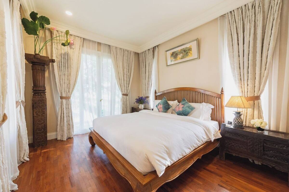 Biệt thự Deluxe, quang cảnh vườn | Két bảo mật tại phòng, phòng cách âm 