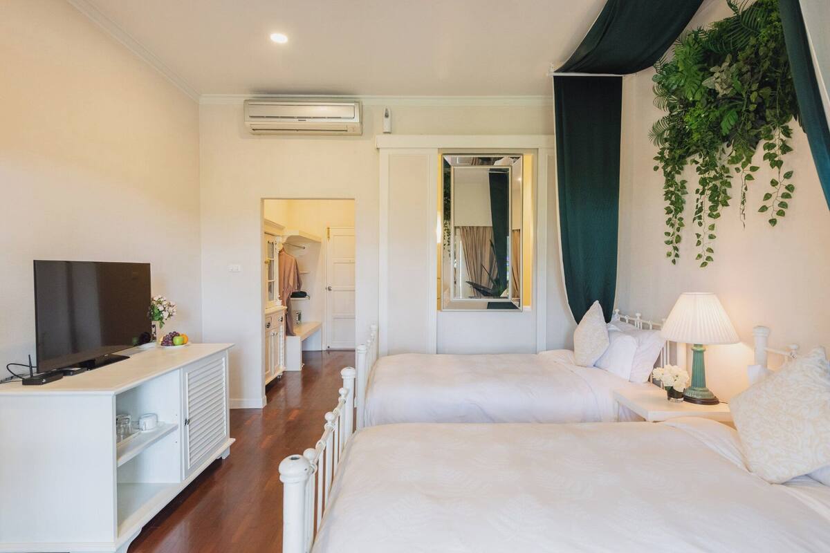 Phòng 2 giường đơn Deluxe | Két bảo mật tại phòng, phòng cách âm 
