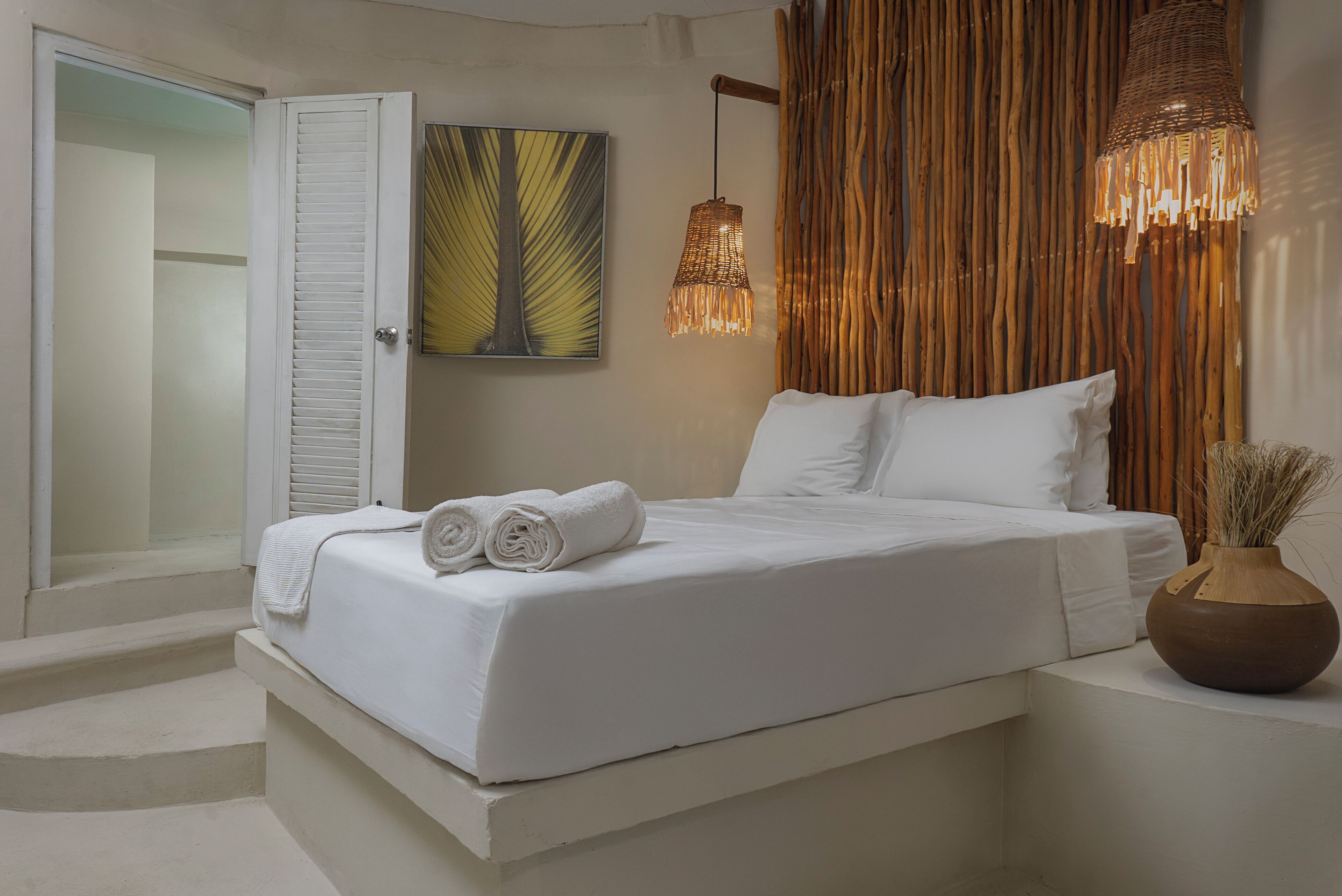 Comfort bungalow, terras, uitzicht op tuin | Luxe beddengoed, individueel gedecoreerd, individueel gemeubileerd