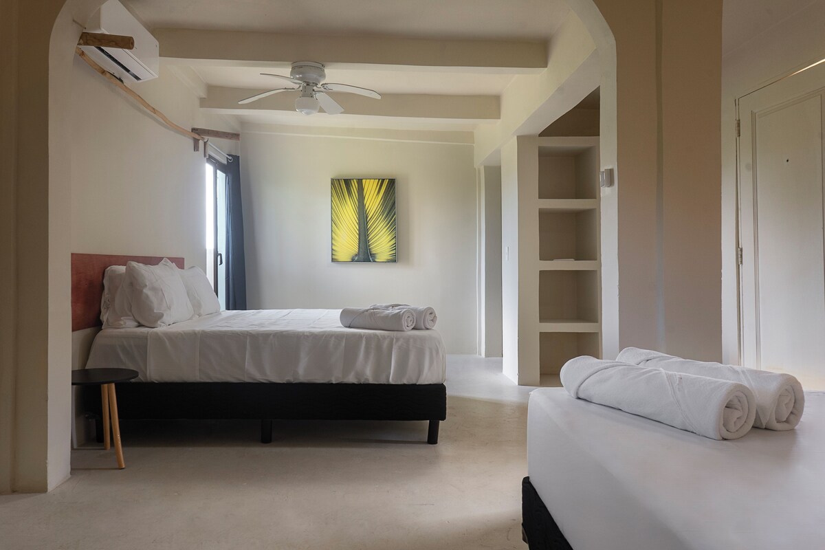 Family Quadruple Room, Garden View | Premium bedding, WiFi (free), individually decorated