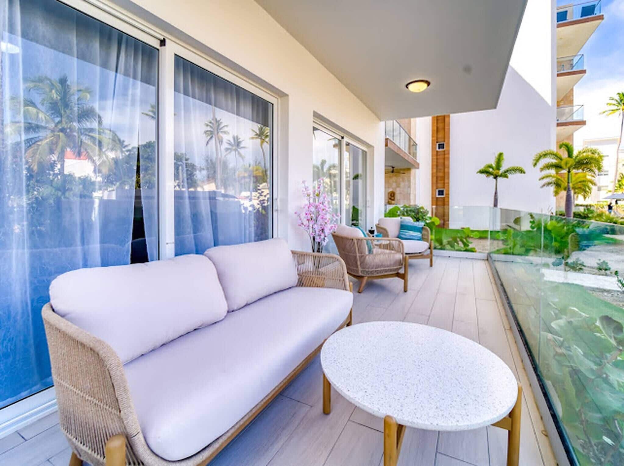 콘도, 침실 1개 | 거실 공간 | 책