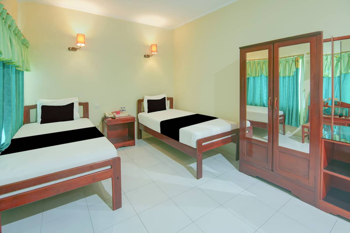 Habitación estándar con 2 camas individuales | Wifi gratis y ropa de cama
